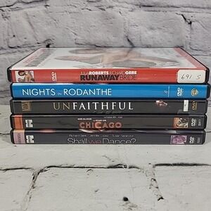 Richard Gere Movies DVD Lot Of 5 Chicago‎ Unfaithful Nights In Rodanthe We Dance
